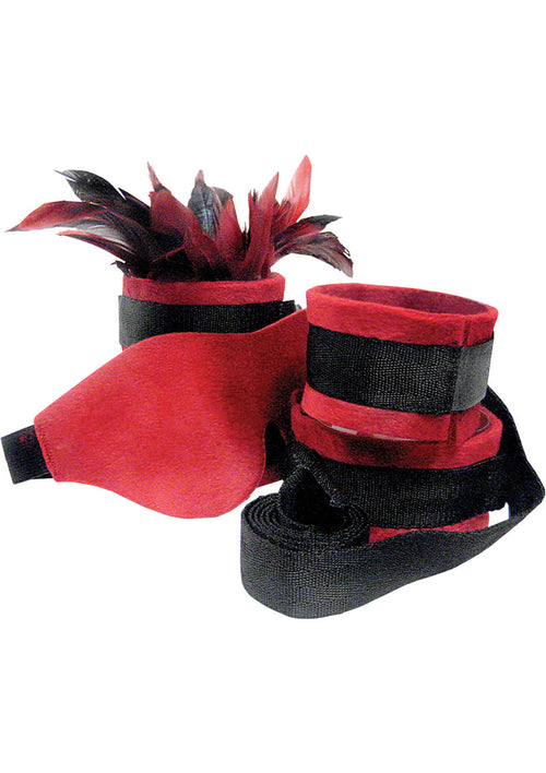 Load image 1 in gallery view. Sportsheets Sexy Submissive Kit - Black/Red
