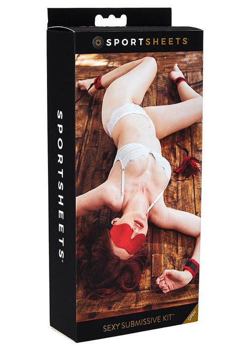 Load image 1 in gallery view. Sportsheets Sexy Submissive Kit - Black/Red