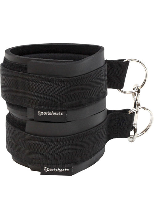 Load image 1 in gallery view. Sportsheets Sports Cuffs - Black