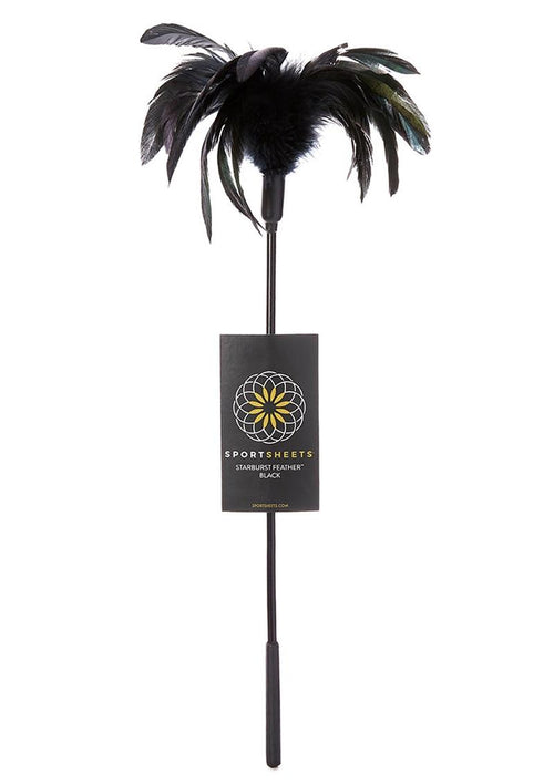 Load image 1 in gallery view. Sportsheets Starburst Feather Tickler - Black