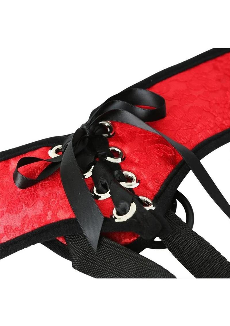 Sportsheets Sunrice Lace Corsette Strap-On Adjustable Harness Sportsheets