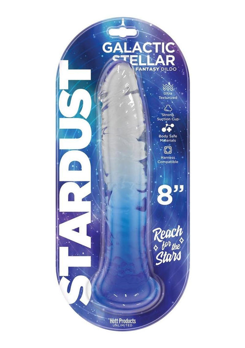 Load image 1 in gallery view. Stardust Galactic Stellar Silicone Dildo - Purple
