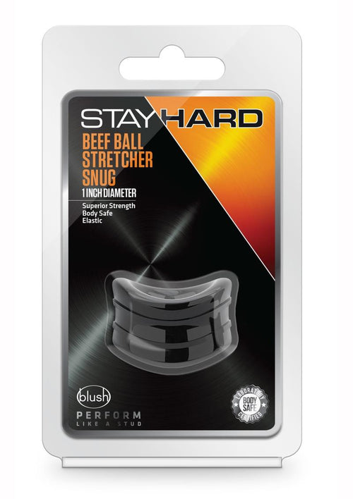 Load image 1 in gallery view. Stay Hard Beef Ball Stretcher Snug - Black