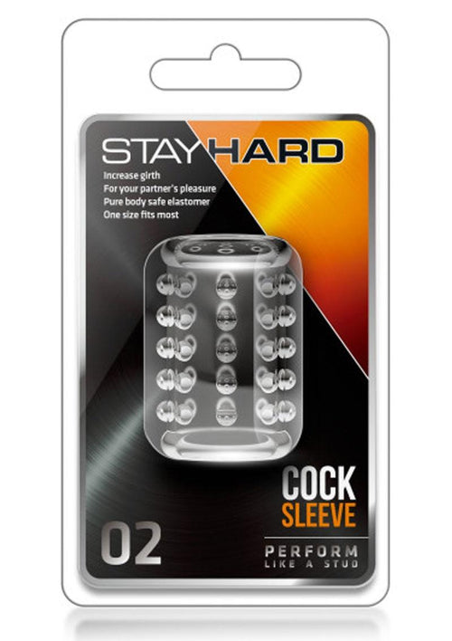 Load image 1 in gallery view. Stay Hard Cock Sleeve 02 - Clear