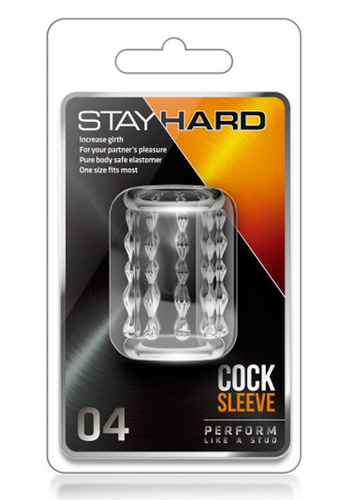 Load image 1 in gallery view. Stay Hard Cock Sleeve 04 - Clear