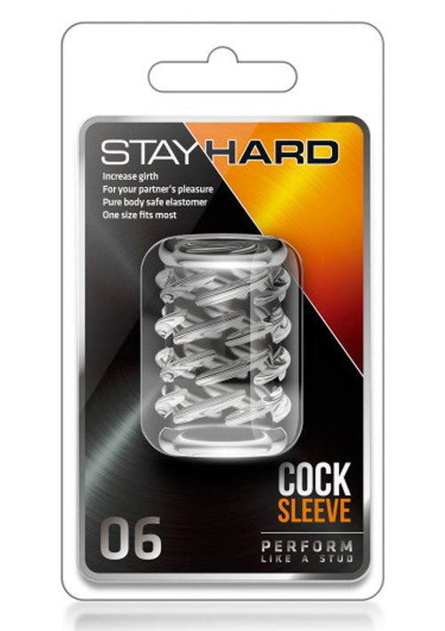 Load image 1 in gallery view. Stay Hard Cock Sleeve 06 - Clear