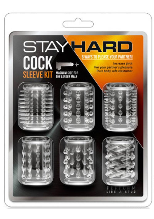 Load image 1 in gallery view. Stay Hard Cock Sleeve Kit - Clear