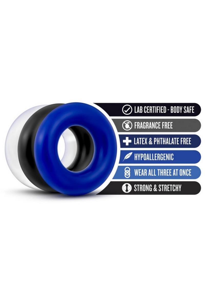 Stay Hard Donut Cock Rings - Assorted Stay Hard