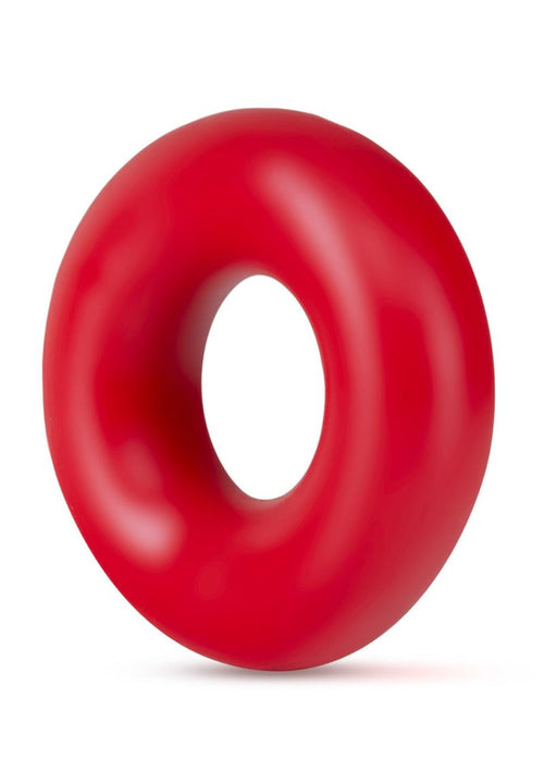 Load image 1 in gallery view. Stay Hard Donut Cock Rings Oversized - Red - 2 Pack