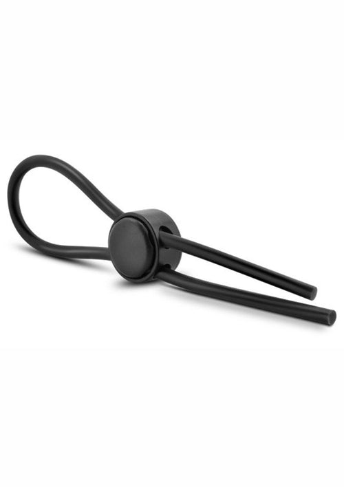 Load image 1 in gallery view. Stay Hard Silicone Loop Cock Ring - Black
