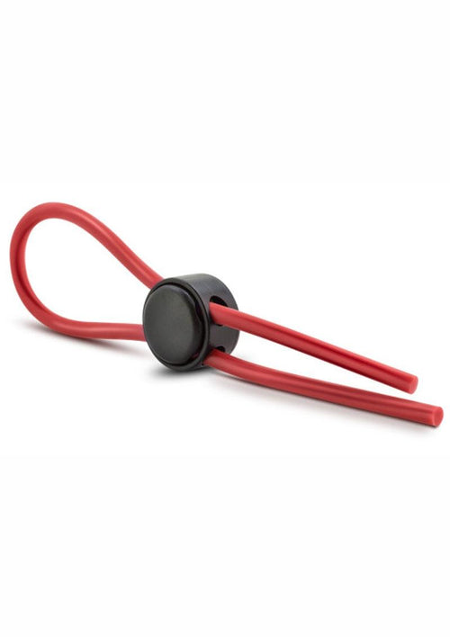 Load image 1 in gallery view. Stay Hard Silicone Loop Cock Ring - Red