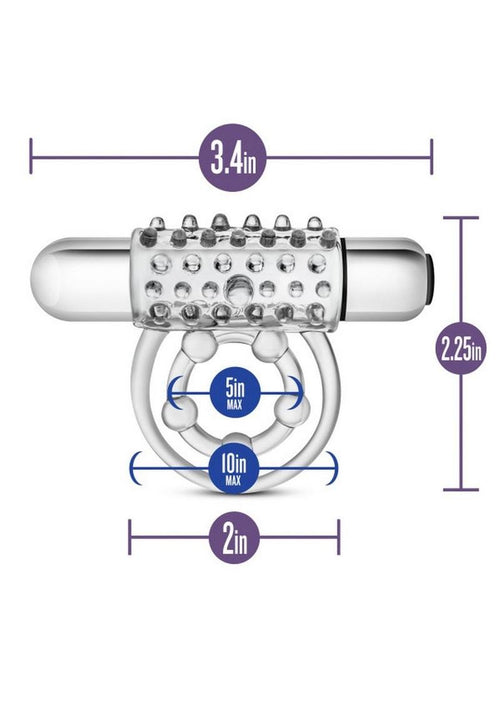 Load image 1 in gallery view. Stay Hard Vibrating Super Clitifier Cock Ring with Bullet Stay Hard
