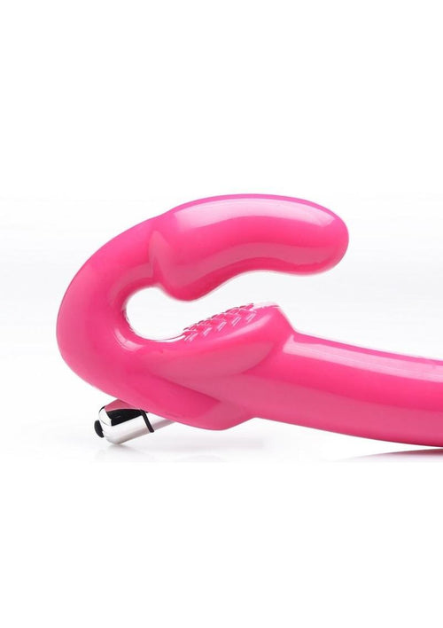 Load image 1 in gallery view. Strap U 7x Revolver Slim Vibrating Strapless Strap-On Dildo STRAP U