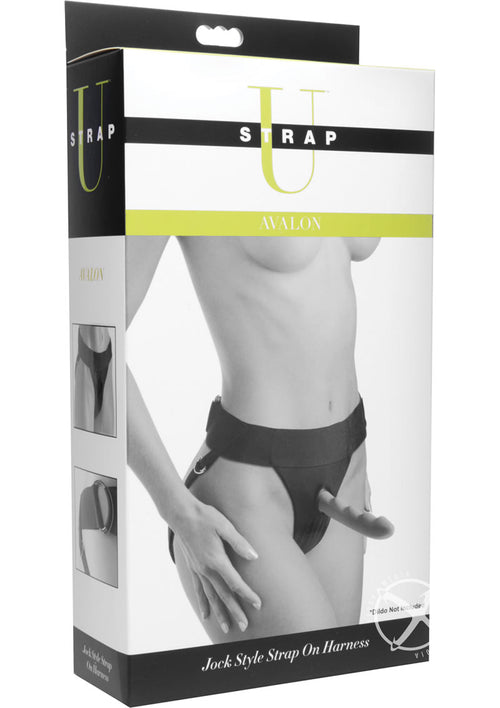 Load image 1 in gallery view. Strap U Avalon Jock Style Strap-On Harness - Black