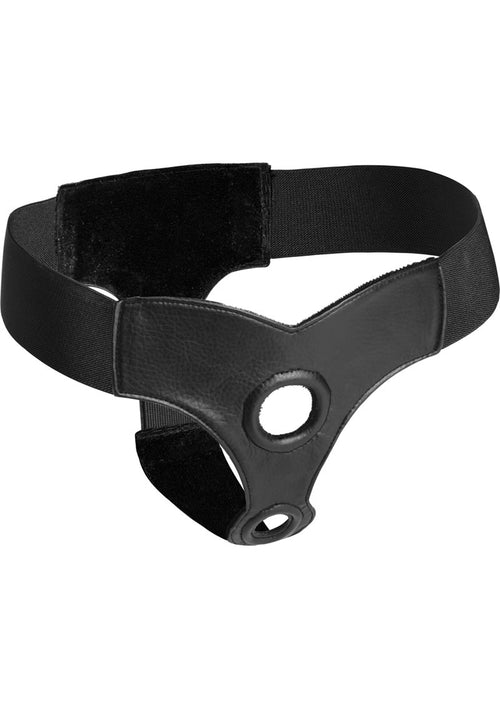 Load image 1 in gallery view. Strap U Crave Double Penetration Faux Leather Strap-On - Black
