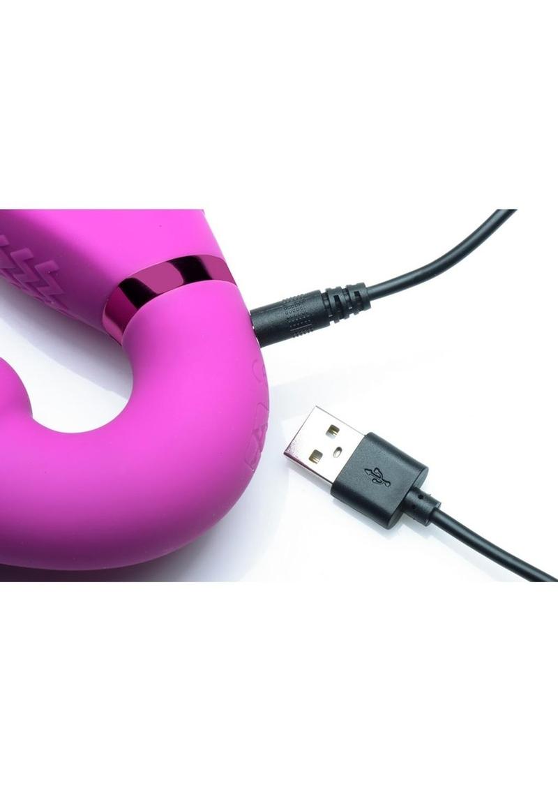 Strap U Evoke Ergo Fit Inflatable and Vibrating Silicone Strapless Strap-On with Remote Control STRAP U