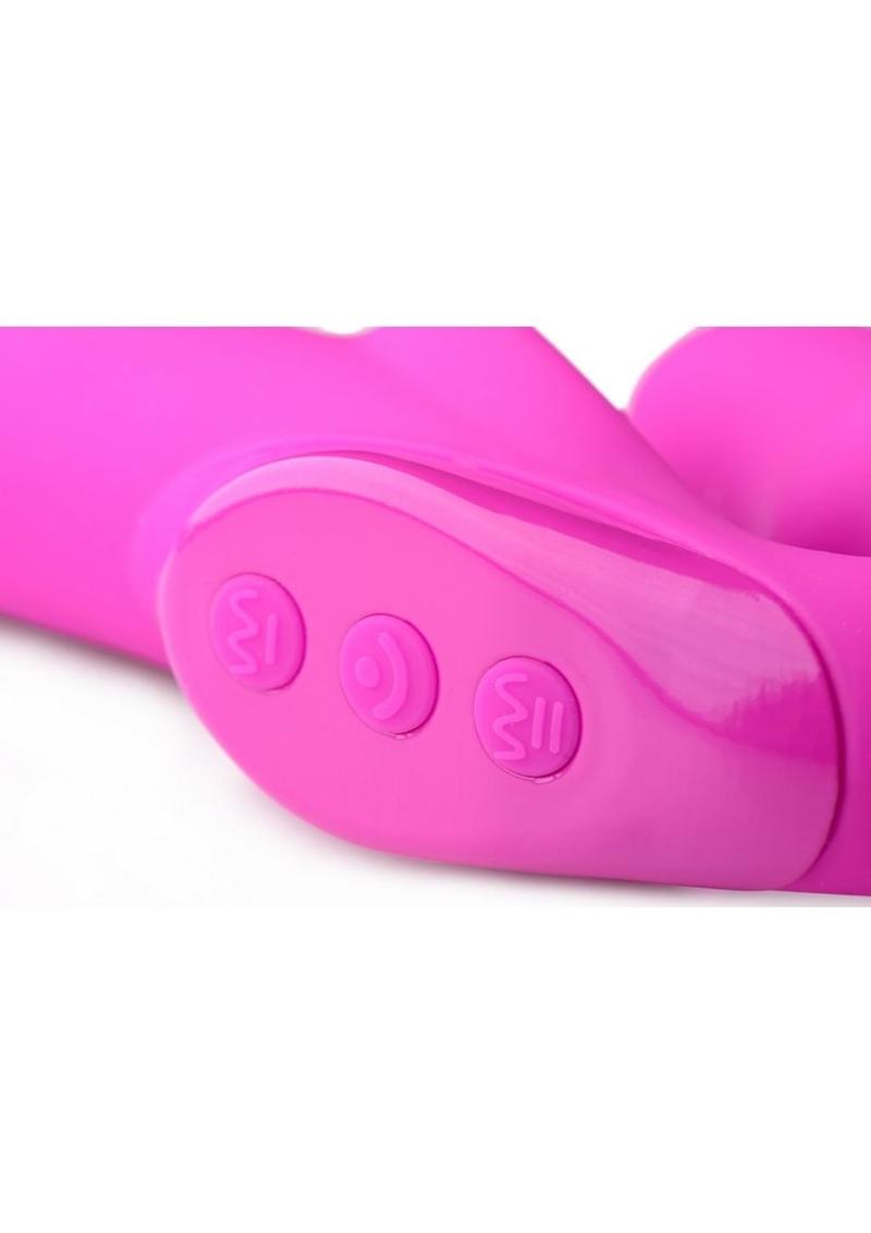 Strap U Evoke Super Charged Rechargeable Silicone Vibrating Strapless Strap-On STRAP U