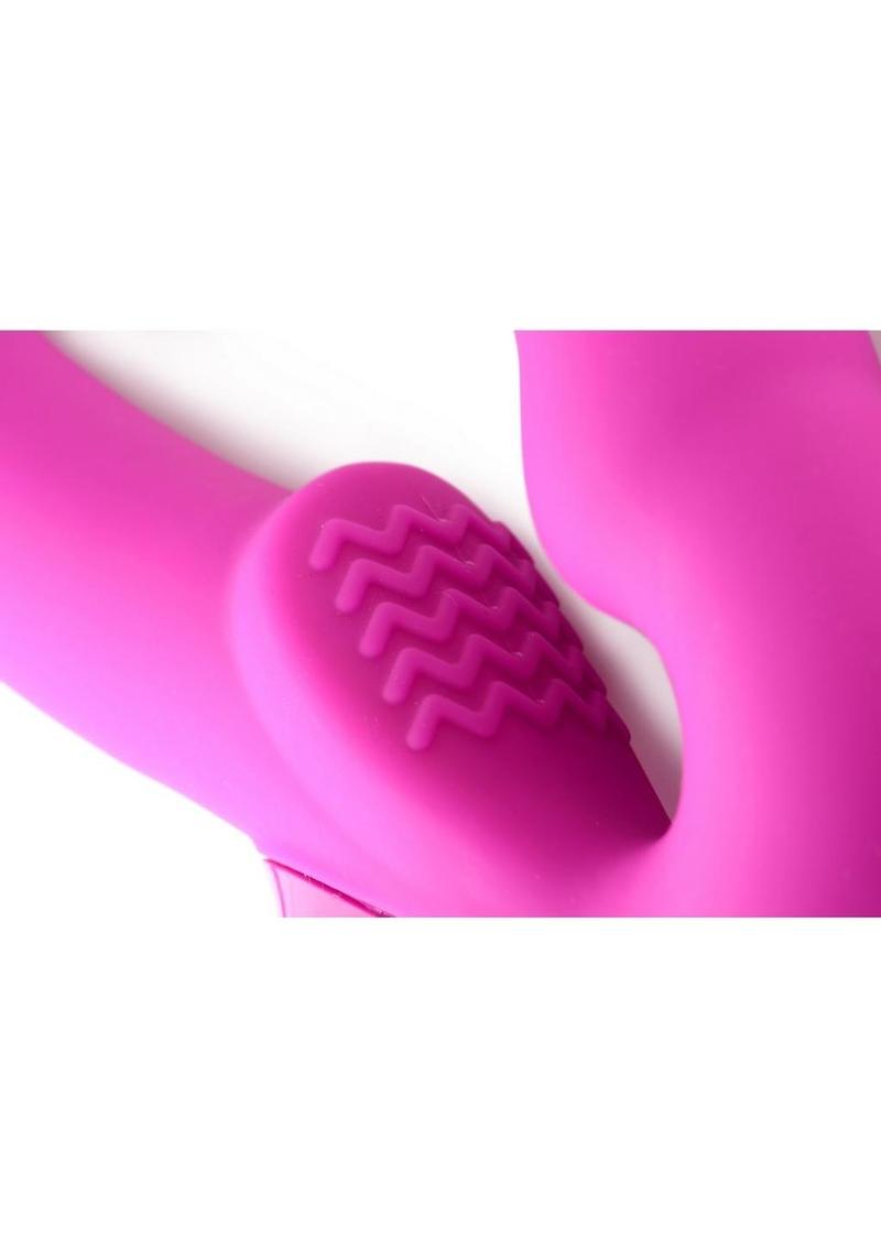 Strap U Evoke Super Charged Rechargeable Silicone Vibrating Strapless Strap-On STRAP U