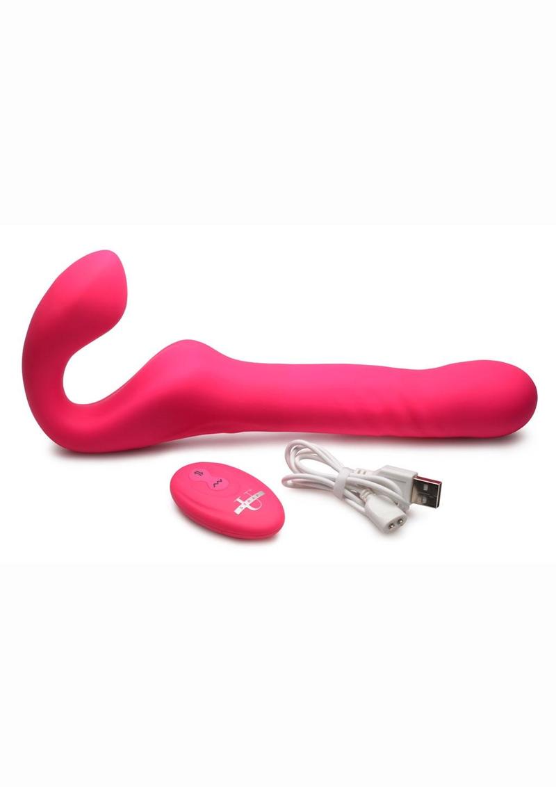 Strap U Mighty-Thrust Thrusting and Vibrating Strapless Strap-On with Remote Control STRAP U