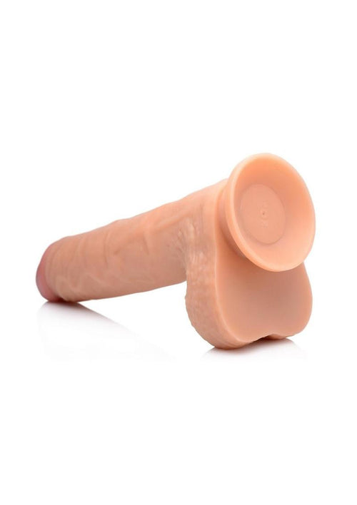 Load image 1 in gallery view. Strap U Real Thrust Thrusting and Vibrating Rechargeable Silicone Dildo STRAP U