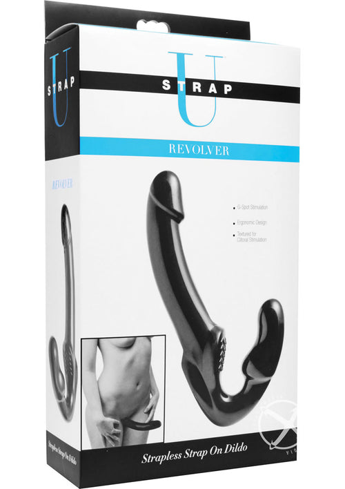 Load image 1 in gallery view. Strap U Revolver G-Spot Strapless Strap-On - Black
