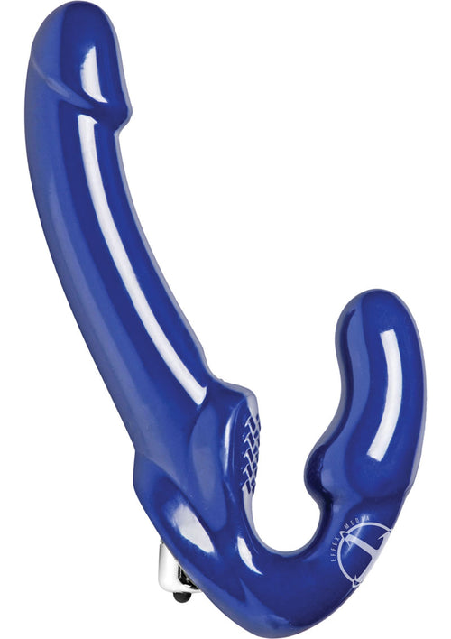 Load image 1 in gallery view. Strap U Revolver II Vibrating Strapless Strap-On - Blue/Purple