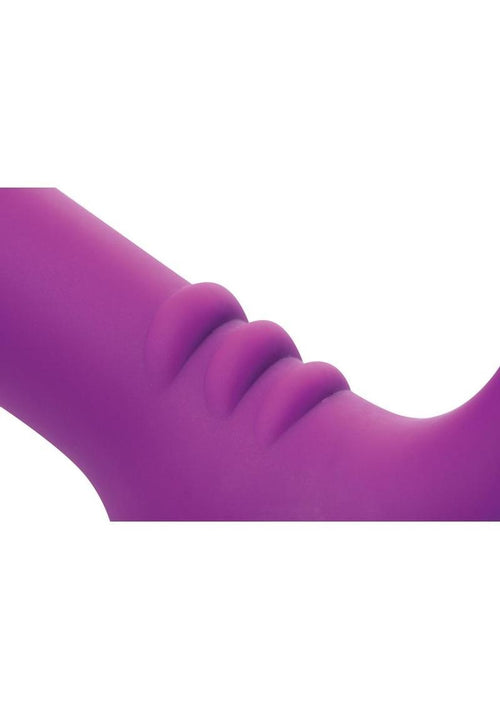 Load image 1 in gallery view. Strap U Royal Revolver Vibrating Silicone Strapless Strap-On STRAP U