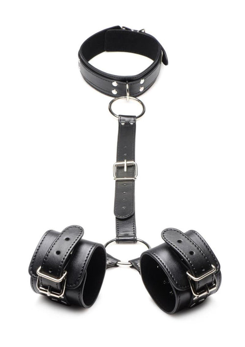 Load image 1 in gallery view. Strict Adjustable Neck to Wrist Restraints STRICT