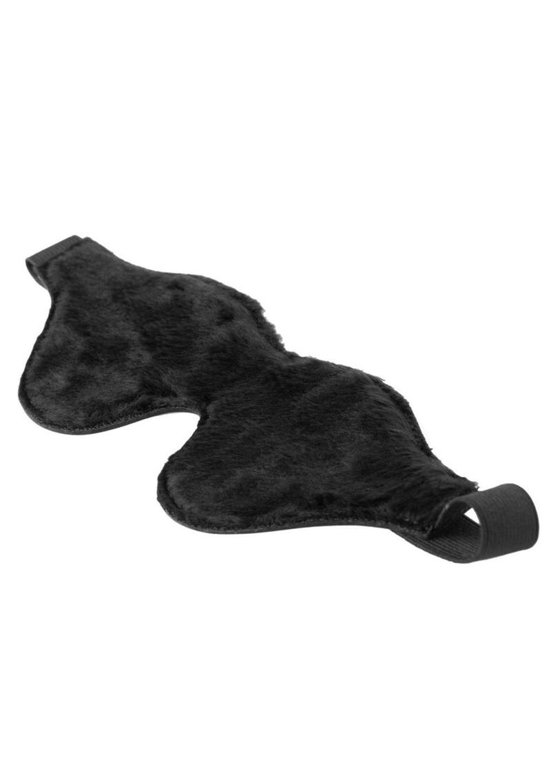 Strict Leather Black Fleece Lined Blindfold Strict Leather