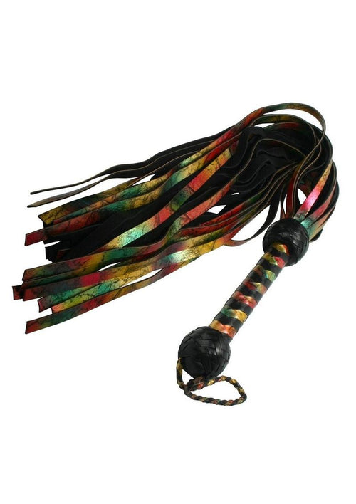 Load image 1 in gallery view. Strict Leather Rainbow Lambskin Flogger Strict Leather