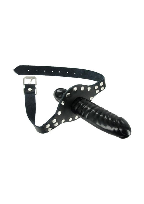 Load image 1 in gallery view. Strict Leather Ride Me Mouth Gag - Black