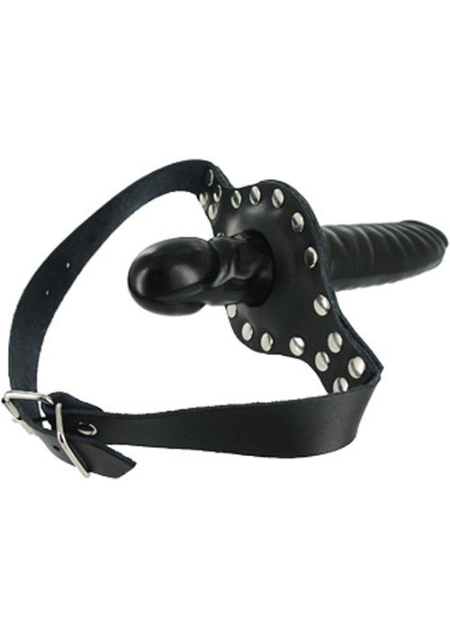Load image 1 in gallery view. Strict Leather Ride Me Mouth Gag - Black
