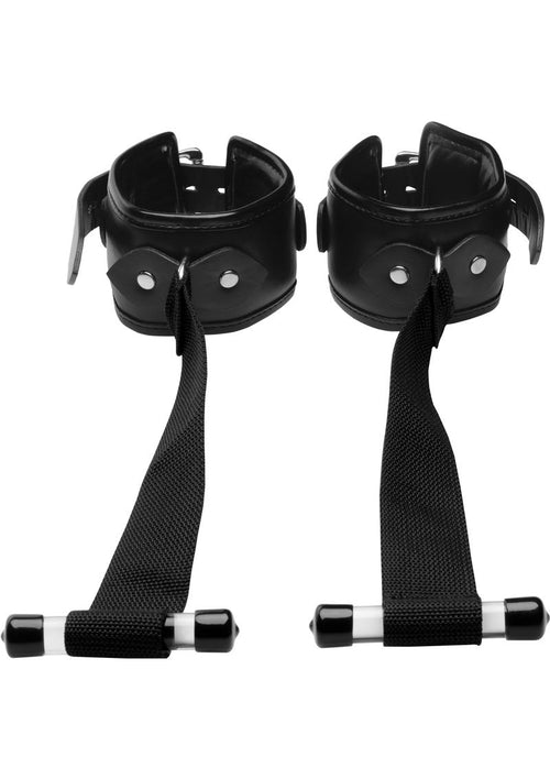 Load image 1 in gallery view. Strict Over The Door Restraints - Black