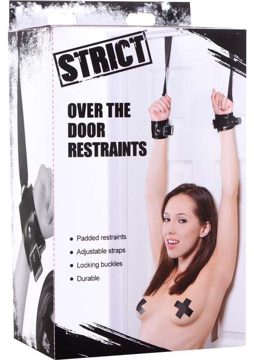Load image 1 in gallery view. Strict Over The Door Restraints - Black