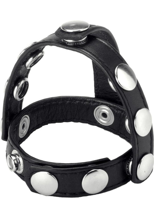Load image 1 in gallery view. Strict Snap-On Cock and Ball Harness - Black