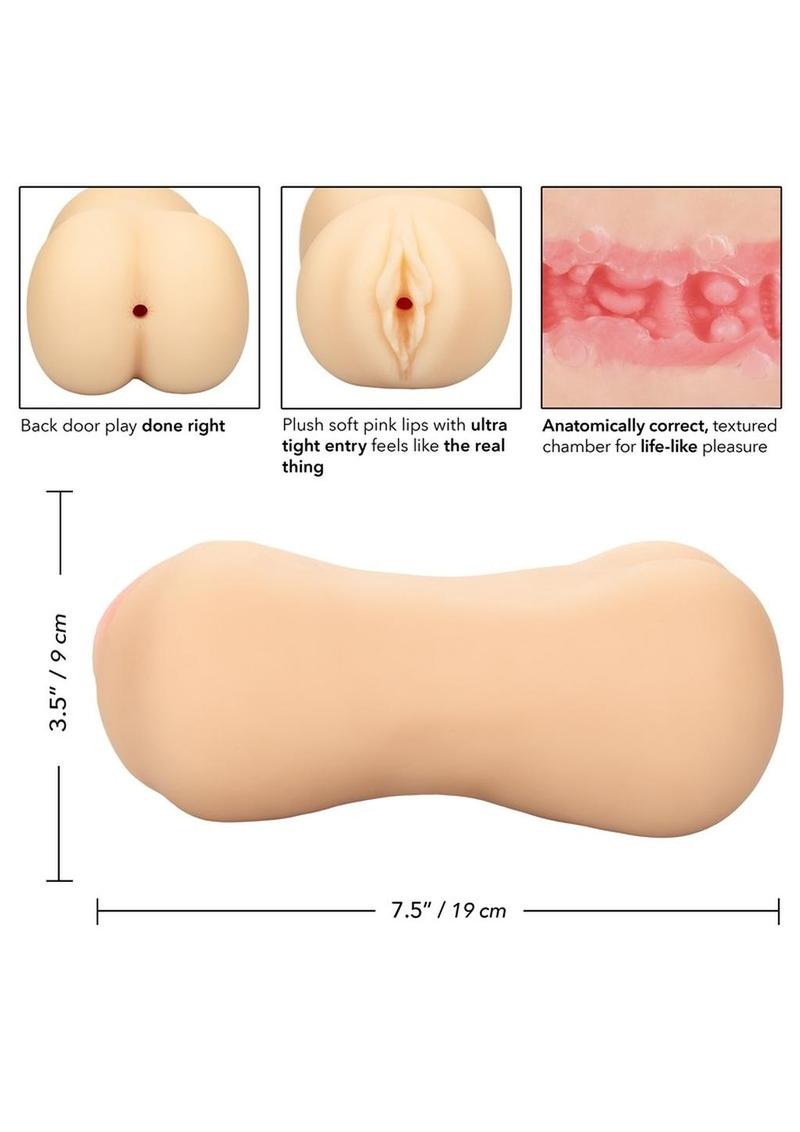 Stroke It Realistic Dual Ended Stroker - Pussy and Ass Stroke It