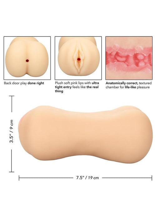 Load image 1 in gallery view. Stroke It Realistic Dual Ended Stroker - Pussy and Ass Stroke It