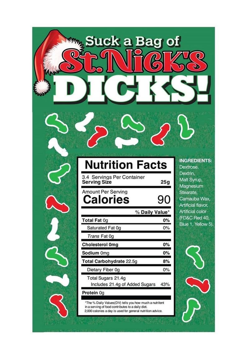 Suck A Bag Of St Nick's Dicks Candyprints Candy