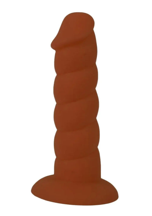 Load image 1 in gallery view. Suga' Daddy Silicone Dildo - Chocolate - 5.5in