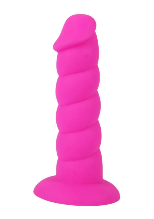 Load image 1 in gallery view. Suga' Daddy Silicone Dildo - Pink - 5.5in