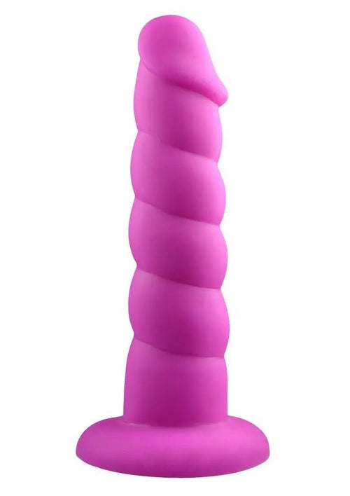 Load image 1 in gallery view. Suga' Daddy Silicone Dildo - Purple - 9.5in