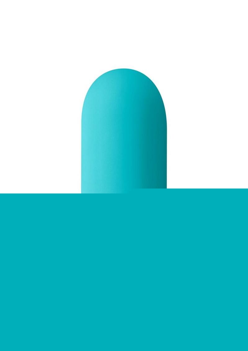 Sugar Pop Harmony Rechargeable Silicone Mini Vibrator - Teal