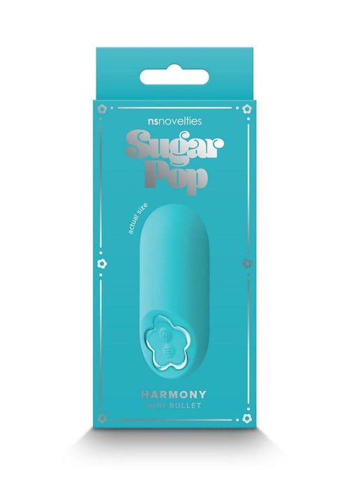 Load image 1 in gallery view. Sugar Pop Harmony Rechargeable Silicone Mini Vibrator - Teal