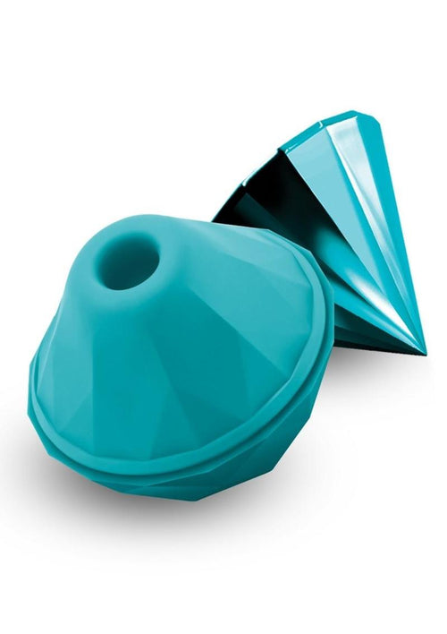 Load image 1 in gallery view. Sugar Pop Jewel Rechargeable Silicone Clitoral Stimulator - Teal