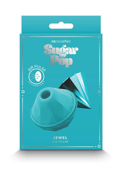 Load image 1 in gallery view. Sugar Pop Jewel Rechargeable Silicone Clitoral Stimulator - Teal