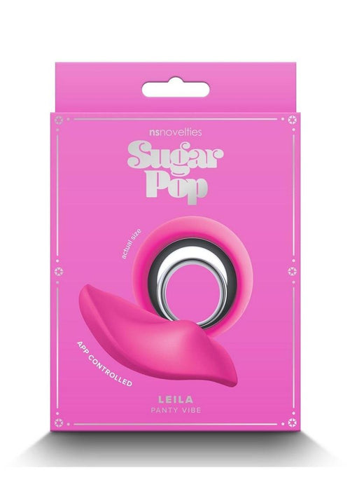 Load image 1 in gallery view. Sugar Pop Leila Rechargeable Silicone Panty Vibe - Pink