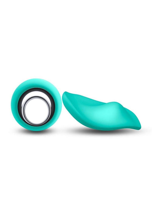 Load image 1 in gallery view. Sugar Pop Leila Rechargeable Silicone Panty Vibe - Teal