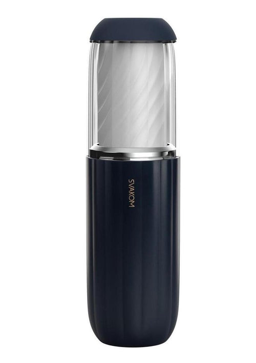 Load image 1 in gallery view. Svakom Alex Neo 2 Interactive Thrusting Rechargeable Masturbator - Black/Clear