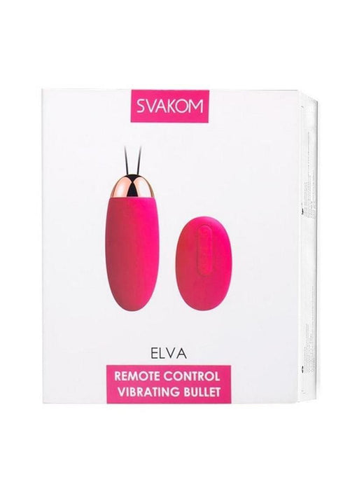 Load image 1 in gallery view. Svakom Elva Remote Control Bullet Vibrator - Gold/Pink/Plum/Red