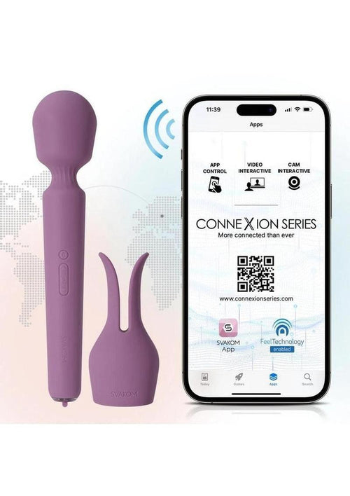 Load image 1 in gallery view. Svakom Emma Neo 2 Rechargeable Silicone Heated Vibrator with Compatible App Svakom